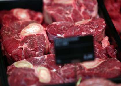 Rohes Fleisch wird schleimig