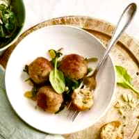 Fleischb&auml;llchen mit Gorgonzola