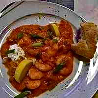 Garnelen-Tomaten-Pfanne