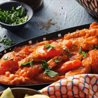 Geschnetzeltes auf afrikanische Art