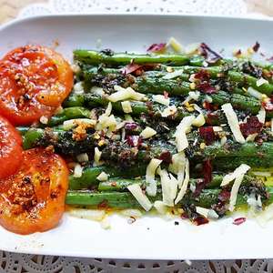 r&uuml;ne Bohnen - Fagiolini alla genovese